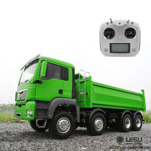 LESU 1/14 Scale MAN 8*8 Hydraulic RC Dumper Truck Painted Green Model With Sound Motor ESC Servo Radio Control THZH0351-SMT4 2024 - buy cheap