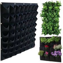 Wall-mounted Non-woven Felt Planting Bag Wall Green Black Vegetable Plant Hanging Grow Bag Cultivation Bags Garden Home Supplies 2024 - buy cheap