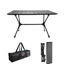 Outdoor Folding Aluminum Alloy Table Waterproof Lightweight Camping BBQ Table With Carrying Bag For Outdoor Party Picnic Desk 2024 - buy cheap