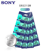 500PCS SONY Watch Battery 1.55V 379 SR521SW D379 SR63 V379 AG0 Silver oxide Button Coin Cell Batteries MADE IN JAPAN 2024 - buy cheap