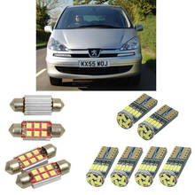 Interior led Car lights For peugeot 807 e minivan car accessories boot light License Plate Light 12pc 2024 - buy cheap