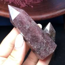 natural strawberry quartz hexagonal column Crystal Point Mineral Ornament Healing Wand Home Decor DIY Gift Decoration 4.8 2024 - buy cheap