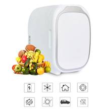 12V Refrigerator Freezer Heater 6L Mini Car Freezer Cooler & Warmer, Electric Fridge Portable Icebox Travel Refrigerator 2024 - buy cheap