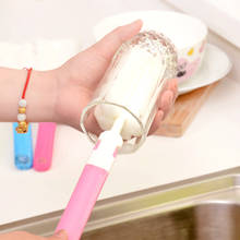 1Pcs Bottle Sponge Brush Cleaning Cup Kitchen Cleaner Tool Glass Mug Washing Long Handle Sponge Brushes Non-toxic Detachable 2024 - buy cheap