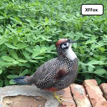 new real life Guinea fowl model foam&feather simulation pearl chicken bird gift about 40cm xf2471 2024 - buy cheap