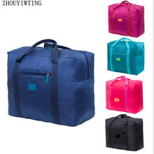 Bolsa de viagem multifuncional de nylon, portátil, dobrável, grande capacidade, manual, bagagem, roupas, negócios, viagem, duffle, organizador 2024 - compre barato