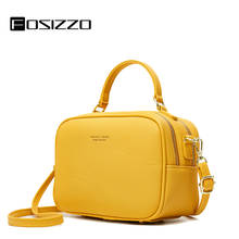 FOSIZZO Shoulder Bag Female PU Leather Bag Women 2021 Fashion Soft Luxury Crossbody Women Bag Sac a Main Torebka FS5008 2024 - buy cheap