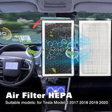 Filtro de aire con doble efecto activado para aire acondicionado Tesla modelo 3, recambio de aire de cabina Fresh Breeze, 1 par 2024 - compra barato