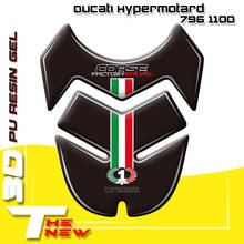 New Motorcycle Stickers Fuel Tank Sticker Fishbone Protective Decals For Ducati Hypermotard 796 1100 07 - 12 2008 2009 2010 2011 2024 - buy cheap