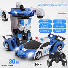 5 видов стилей RC автомобиль трансформации роботы спортивный автомобиль модель роботы игрушки пульт дистанционного Прохладный деформации RC Автомобили детские игрушки подарки для мальчиков 2024 - купить недорого