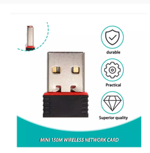 Mini tarjeta de red USB de 150M, adaptador inalámbrico, receptor WiFi inalámbrico 802.11n, VSH-MT7601 2024 - compra barato