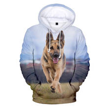 Funny German Shepherd Hot Sale 3D Hoodies Men Women Long Sleeve Sweatshirt Hoodies 3D Print Hoodie Mens Streetwear Tracksuits 2024 - buy cheap