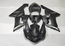 Kit de carenado ABS para motocicleta Kawasaki Ninja ZX6R, juego de carrocería personalizado, color negro mate, 636, ZX-6R, 2005, 2006, 05, 06, nuevo 2024 - compra barato