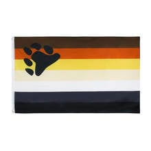 FLAGHUB 60X90 90X150cm LGBT QIA Bear Brotherhood Gay Pride Flag For Decoration 2024 - buy cheap