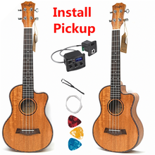 Tenor Concert Acoustic Electric Ukulele 23 26 Inch Travel Guitar 4 Strings Guitarra Wood Mahogany Plug-in Music Instrument 2024 - buy cheap