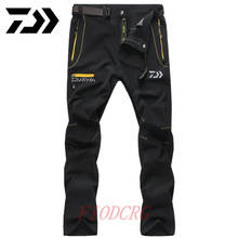 Daiwa-ropa de pesca impermeable para hombre, pantalones transpirables de secado rápido, para senderismo, Invierno 2024 - compra barato