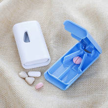 1PC Medicine Pill Holder Tablet Cutter Splitter Pill Case Mini Useful Portable Storage Box Pill Tablet Pill Cutter Divider 2024 - buy cheap