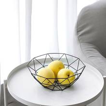 Nordic Creative Minimalist Fruit Basket Living Room Creative Fruit Drain Basket Home Iron Fruit Bowl Storage Basket Organizer 2024 - buy cheap