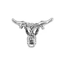 10 Pcs Charms Alloy Ox Skull Head Pendant Jewelry For Diy Necklace Bracelet Jewelry Making Findings 2024 - buy cheap
