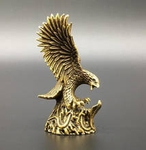 MGT-estatua pequeña de águila y serpientes de latón, exquisita estatua China 2024 - compra barato