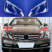 Car Headlight Cover For Mercedes-Benz E-class Coupe W207 2009-2012 E200 E260 Coupe C207 Headlamp Lampshade Glass Lens Shell Caps 2024 - buy cheap