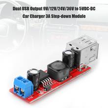 Output 9V/12V/24V/36V to 5VDC-DC Car Charger Charging 3A Step-down Regulator Applicable To Usb5v Power Supply Equipment 2024 - buy cheap