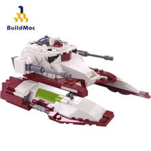 Buildmoc Space Clone Wars Weapon Republic Military Fighter Antigravity Tank TX-130T Building Blocks Toys For Children Gift 2024 - buy cheap