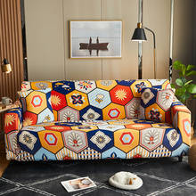 Bohemia Print Sofa-slipcover Plaid Tight Wrap 4 Season All-inclusive Elastic Floral Sofa Towel Corner Couch Cover 1/2/3/4-seater 2024 - buy cheap