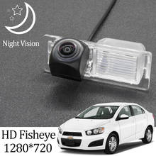 Owtosin HD 1280*720 Fisheye Rear View Camera For Chevrolet Aveo MK2 (T300) 2012 2013 2014 2015 2016 Car Parking Accessories 2024 - buy cheap