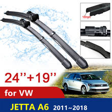 Car Wiper Blade Windscreen for Volkswagen VW Jetta A6 5C6 Mk6 6 2011~2018 Front Windshield Wipers Car Accessories 2012 2013 2014 2024 - buy cheap