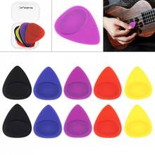 Guitarra acústica Multicolor, púas esmeriladas antideslizantes, tamaño mixto con caja, 10 Uds. 2024 - compra barato