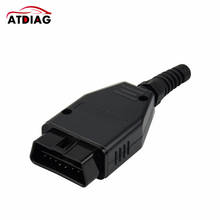 Горячая Распродажа OBD2 16Pin мужской женский разъем адаптера OBD OBDII EOBD (система бортовой диагностики, J1962 OBD2 16Pin адаптер для проводки 16Pin оболочки 2024 - купить недорого