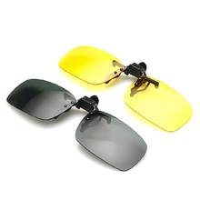 Polarized Clip On Sunglasses Driving Night Vision Lens Sun Glasses Male Anti-UV  For Men Women 2024 - buy cheap