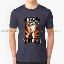 Deal With It Black White Tshirt For Men Women Dont Starve Dont Starve Together Chester Game Fanart Percival Higgsbury Dont 2024 - buy cheap