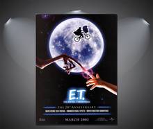 E.T. ET póster de seda de película Vintage, pintura decorativa, 24x36 pulgadas 2024 - compra barato