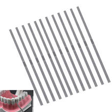 Barra de pulido de Metal Dental, 4mm, con superficie de lijado chapada en alúmina, materiales blanqueadores para dentistas, 12 unids/set por juego 2024 - compra barato