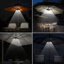 Pátio guarda-chuva pólo luzes 3 modos de iluminação sem fio 24 led para jardim quintal ao ar livre jw 2024 - compre barato