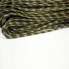 Paracord de camuflaje para exteriores, Cuerda de paracaídas de 100 metros, carretes de 4mm y 7 hebras, Mil Spec tipo III, 550 2024 - compra barato