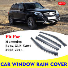 FOR Mercedes Benz GLK Class X204 GLK300 2008-2014 car rain shield deflectors awning trim cover exterior car-styling accessories 2024 - buy cheap