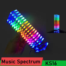 LED Music Spectrum Level Indicator VU Meter rhythm Analyzer Display KS16 Fantasy Crystal FOR MP3 POWER Amplifier 2024 - buy cheap