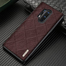 Luxury Leather phone case for oneplus 8 pro 7T nord 6t 5t 7pro 6 Genuine Leather business cover for oneplus nord leather case 2024 - buy cheap