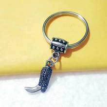 HOT Wholesale Fashion Cowboy boots/long boots Charm Keyring Keychain Car Bag Decorations Women Jewelry Y13 2024 - buy cheap