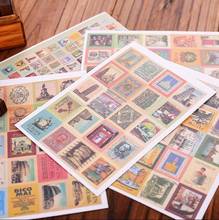 30 pacotes/lote selos do vintage adesivos vida dobrável estilo diário adesivos diy multifunções etiqueta de decoração para casa etiqueta atacado 2024 - compre barato