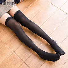 Summer Thin Nylon Stockings Women Over The Knee Socks Japanese Student Black Long Thigh Stockings for Girl Teenager Knee Socks 2024 - buy cheap
