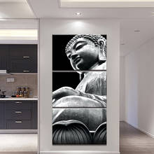 Canvas Painting buddha 3 Piece Picture Wall Art Prints Modular Cuadros Póster Home Decor 2024 - buy cheap