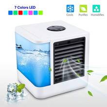 Mini Air Conditioner Air Cooler Fans USB Portable Air Cooler  Conditiioner Table mini Fan For Office  Home  7 Color light 2024 - buy cheap