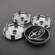 4pcs 56/60mm Wheel Center Hub Caps Car Emblem Badge Wheel Center Cap for Subaru xv forester impreza outback legacy STI WRX WRC 2024 - buy cheap