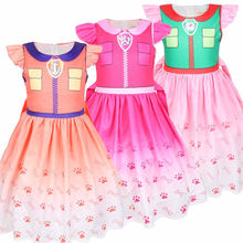 Kids Dresses for Girls Kids Carnival Clothing Patrol Dogs Princess Dress Cosplay Costume Girl Halloween Party Role Play Dresses 2024 - buy cheap