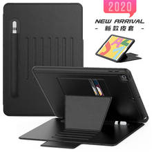 For ipad 8 2020 Luxury Leather case For ipad 7 10.2 inch Folio Stand Smart Cover Auto Wake Sleep bag A2197 A2270 Storage 2024 - buy cheap