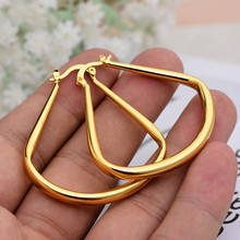 Annayoyo Gold Color Earrings for Women Earrings Girl Jewelry Arab Africa Earrings Middle East Gift 2024 - buy cheap